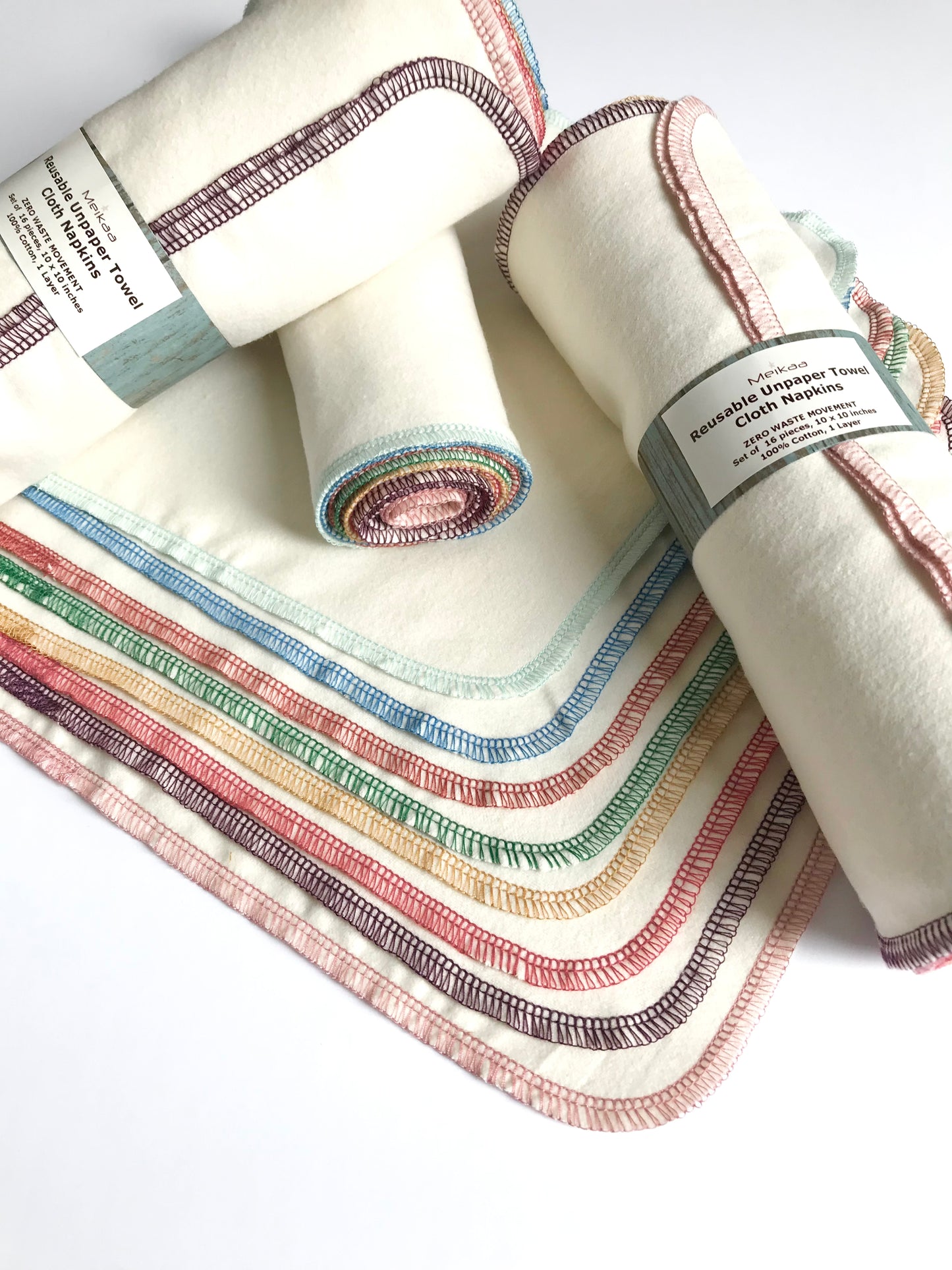 1 layer Rainbow Unpaper towel 100% Cotton