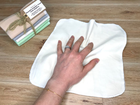 2 layers Unpaper towel 100% Cotton - reusable kitchen towel - Cotton napkins - paperless napkins - Cloth Napkins reusable Cloth towel